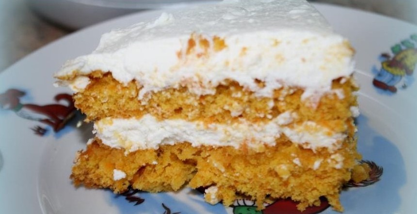 Торт с творожным кремом, пошаговый рецепт с фото